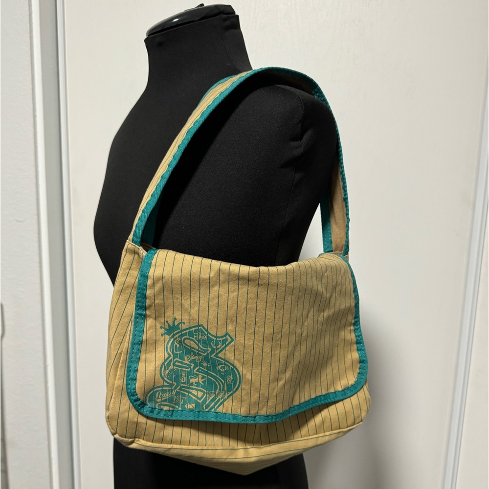 Stussy- canvas shoulder bag